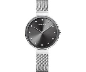 Bering Damen Uhr Armbanduhr Slim Classic - 12034-009 Meshband