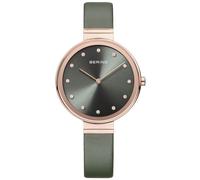 BERING Damen Uhr Quarz Movement - Classic Collection mit Satin und Saphirglas 12034-XXX Armbandsuhren - 3 ATM, Roségold
