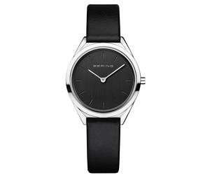 Bering Damen Uhr Armbanduhr Slim Classic - 17031-402 Leder