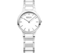 BERING Damen Uhr Quarz Movement - Ceramic Collection mit Edelstahl/Keramik und Saphirglas 30329-754 Armbandsuhren