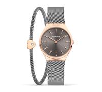 BERING Damen Uhr Quarz Movement - Classic Collection mit Edelstahl und Saphirglas 12131-369-GWP