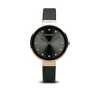 BERING Damen Uhr Quarz Movement - Classic Collection mit Satin und Saphirglas 12034-XXX Armbandsuhren - 3 ATM, Roségold