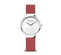 BERING Damen Analog Quarz Max René Collection Armbanduhr mit Silikon Armband und Saphirglas 15531-500