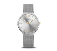 BERING Damen Uhr Quarz Movement - Ultra Slim Collection mit Edelstahl und Saphirglas 18434-010 - 3 ATM