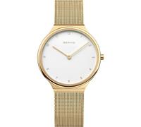 BERING Damen Uhr Quarz Movement - Ultra Slim Collection mit Edelstahl und Saphirglas 18434-334 - 3 ATM