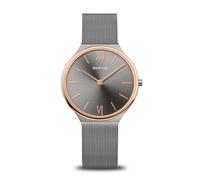 BERING Damen Uhr Quarz Movement - Ultra Slim Collection mit Edelstahl und Saphirglas 18434-369 - 3 ATM