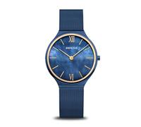 BERING Damen Uhr Quarz Movement - Ultra Slim Collection mit Edelstahl und Saphirglas 18434-397