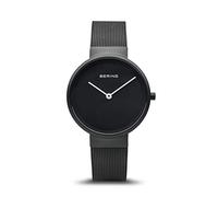 BERING Damen und Herren Uhr Quarz Movement - Classic Collection mit Edelstahl und Saphirglas 14526-XXX Armbandsuhren - 5 ATM, Schwarz