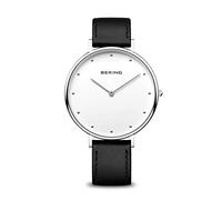 BERING Damen und Herren Uhr Quarz Movement - Classic Collection mit Kalbsleder und Saphirglas 14839-404 Armbandsuhren - 3 ATM