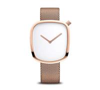 BERING Damen und Herren Uhr Quarz Movement - Pebble Collection mit Edelstahl und Saphirglas 18040-364 Armbandsuhren