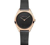 Bering Damen Armbanduhr 17031-166 Ultra Slim roségold-schwarz