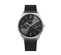 BERING Damen und Herren Uhr Quarz Movement - Ultra Slim Collection mit Edelstahl und Saphirglas 17140-102 Armbandsuhren