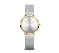 BERING Damenuhr analog Quarzwerk mit Edelstahl Milanaisearmband 15729-010