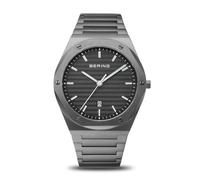 BERING Herren Analog Japanisches Quarzwerk Uhr mit Edelstahl Armband 19742-777