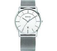 BERING Herren Analog Quarz Classic Collection Armbanduhr mit Edelstahl Armband und Saphirglas 13139-000
