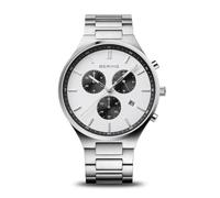 BERING Herren Analog Quarz Uhr mit Edelstahl Armband 11743-704