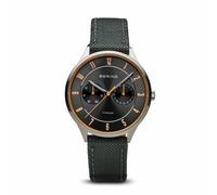 Bering Herren Armbanduhr Titanium 39 mm Armband Nylon 11539-879