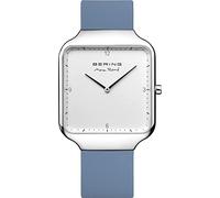 BERING Herren Quarz Uhr | Armbanduhr 36 mm Edelstahlgehäuse und Zifferblatt | Milanaisearmband | Saphierglas | 3 ATM | 15836