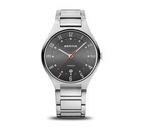 Bering Titanium-Armbanduhr, Herren Silber#Schwarz