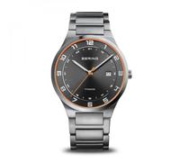 Bering 15139-709 Herrenuhr, Titan, Silber