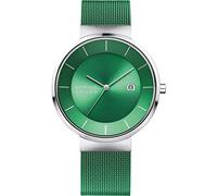Bering Herren Solar Uhr | Armbanduhr 39 mm Edelstahlgehäuse und Zifferblatt | Milanaisearmband | Saphierglas | 5 ATM | 14639
