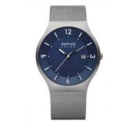 BERING Herren-Solaruhr Slimline Anthrazit (14440-007)
