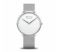 BERING Herren Uhr 15738-004 - Edelstahl Quarz-Uhr silber glänzend