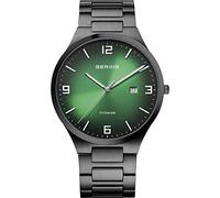 Bering Herren Armbanduhr 15240-728 Titanium schwarz