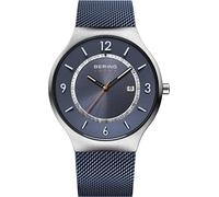 BERING Herren uhr analog Solar mit Edelstahl-Armband 14441-307