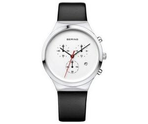 Bering Herren Uhr Armbanduhr Chronograph - 14736-404 Leder