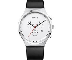 Bering Herren Uhr Armbanduhr Chronograph Classic - 14740-404 Leder
