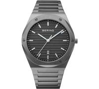 BERING Herren Analog Japanisches Quarzwerk Uhr mit Edelstahl Armband 19742-777