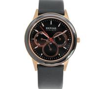 Bering Herren Uhr Armbanduhr Slim Ceramic - 33840-446 Leder