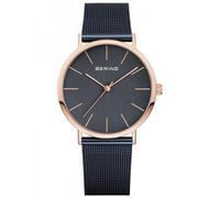 Bering Herren Uhr Armbanduhr Slim Classic - 13436-367 Meshband
