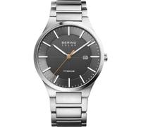 Bering Herren Uhr Armbanduhr Solar Titanium - 15239-779 Edelstahl