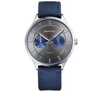 Bering Herren Uhr Armbanduhr Titan - 11539-873 Nylon