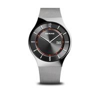 BERING Herren Uhr Funk Movement - Radio controlled Collection mit Edelstahl und Saphirglas 51640-077-A