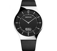 BERING Herren Uhr Funk Movement - Radio controlled Collection mit Kalbsleder und Saphirglas 51640-402 Armbandsuhren - 5 ATM