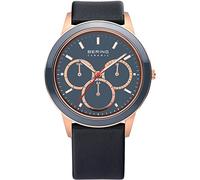 BERING Herren Uhr Quarz Movement - Ceramic Collection mit Kalbsleder und Saphirglas 33840-467 Armbandsuhren - 5 ATM