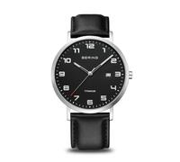 BERING Herren Uhr Quarz Movement - Titanium Collection mit Titan und Saphirglas 18640-402