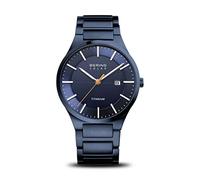 BERING Herren Uhr Solar Movement - Titanium Collection mit Titan und Saphirglas 15239-797