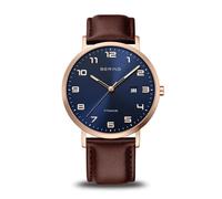 Bering Herrenuhr Titan Lederband 18640-569