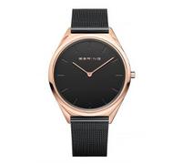 BERING Herrenuhr Ultra Slim 4.8 Schwarz (17039-166)