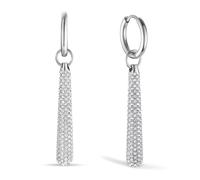 BERING Ohrringe Arctic Pavé Edelstahl Glänzend