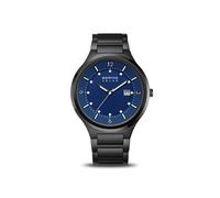 Bering Herren Armbanduhr 14442-727 Slim Solar Edelstahl schwarz