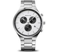 BERING Herren Analog Quarz Uhr mit Edelstahl Armband 11743-704