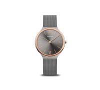 BERING Damen Uhr Quarz Movement - Ultra Slim Collection mit Edelstahl und Saphirglas 18434-369 - 3 ATM