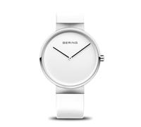 Bering Unisex Analog Japanisches Quarzwerk Uhr mit Leder Armband 14539-604