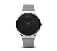 BERING Unisex Analog Quarz Classic Collection Armbanduhr mit Edelstahl Armband und Saphirglas 12138-002