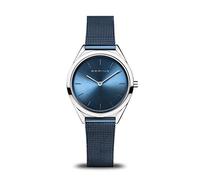 Bering Unisex Quarz Uhr | Armbanduhr 31 mm Edelstahlgehäuse und Zifferblatt | Milanaisearmband | Saphierglas | 3 ATM | 17031